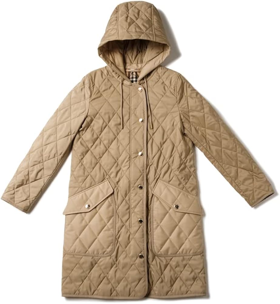 Amazon | [BURBERRY] バーバリー フーテッドコート ダイアモンド