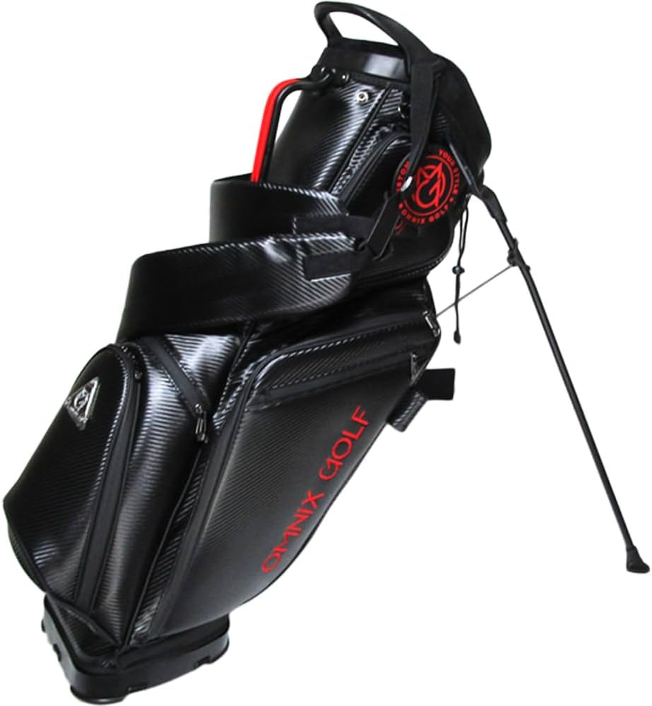 Amazon.co.jp: オムニクス ゴルフ スタンド式 キャディバッグ ゴルフ