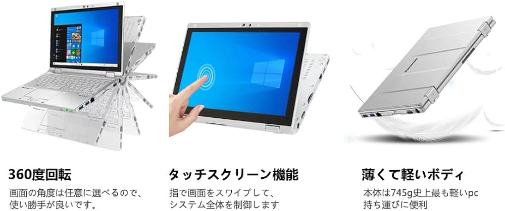 Amazon.co.jp: 軽量小型2in1ノートパソコン Let's note CF-RZ6 □10.1