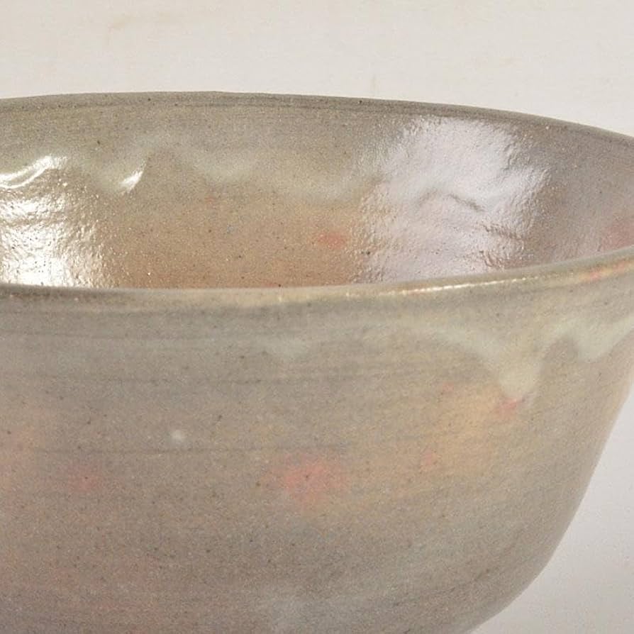 Amazon.co.jp: 茶道具 信州岩井堂焼 古賀無量作 粉吹茶碗 蓋二重箱 共