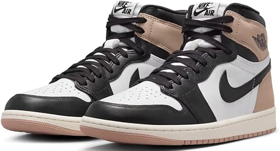 Amazon.com | NIKE Jordan Women's 1 Retro HI OG Black/Legend MD