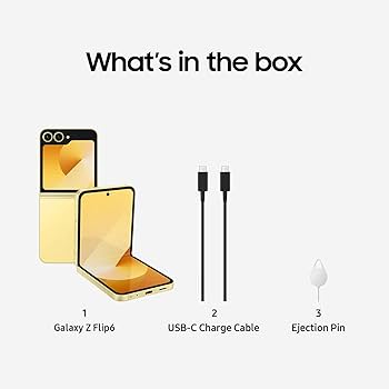 Amazon.com: Samsung Galaxy Z Flip 6 5G, US Version, 512GB, Yellow