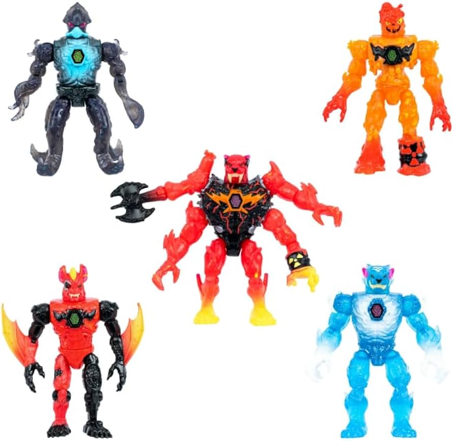 Amazon.com: Mr. Beast Lab Hybrids Mega Pack Lava and Ice, Reveal