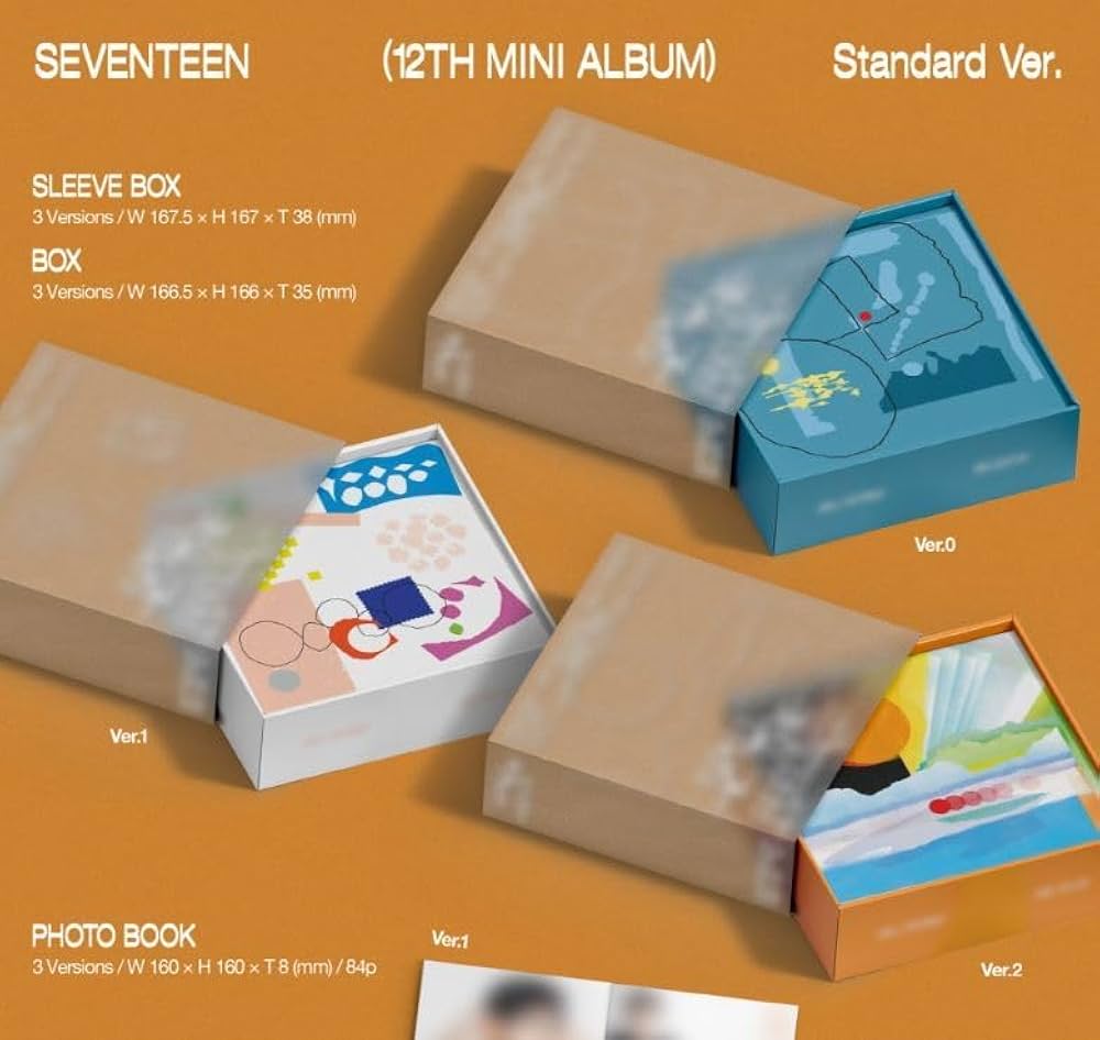 Amazon.co.jp: SEVENTEEN - 12th Mini Album [ Standard Ver. ] 韓国盤
