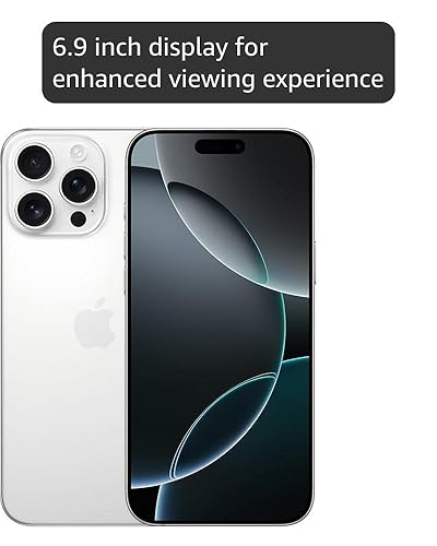 Amazon.com: Apple iPhone 16 Pro Max, US Version, 256GB, White