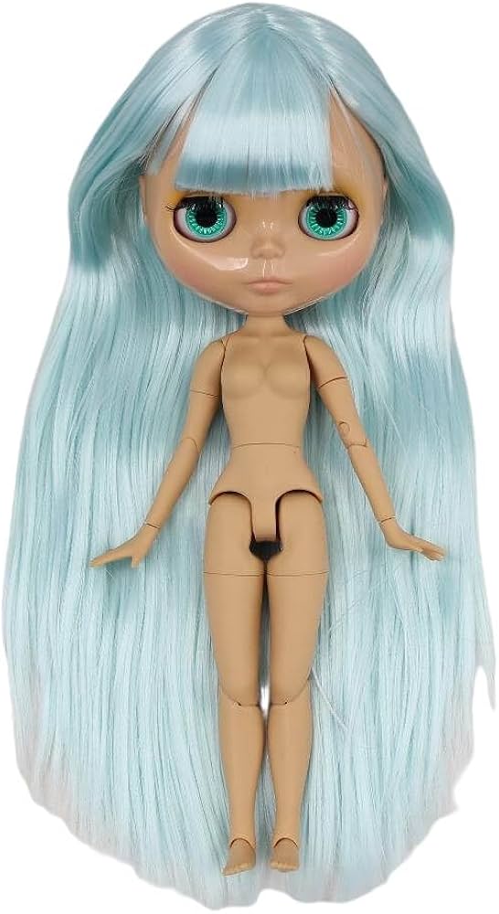 Amazon.co.jp: ネオ ブライス 淡いブルーの髪、褐色の肌、つやつやした