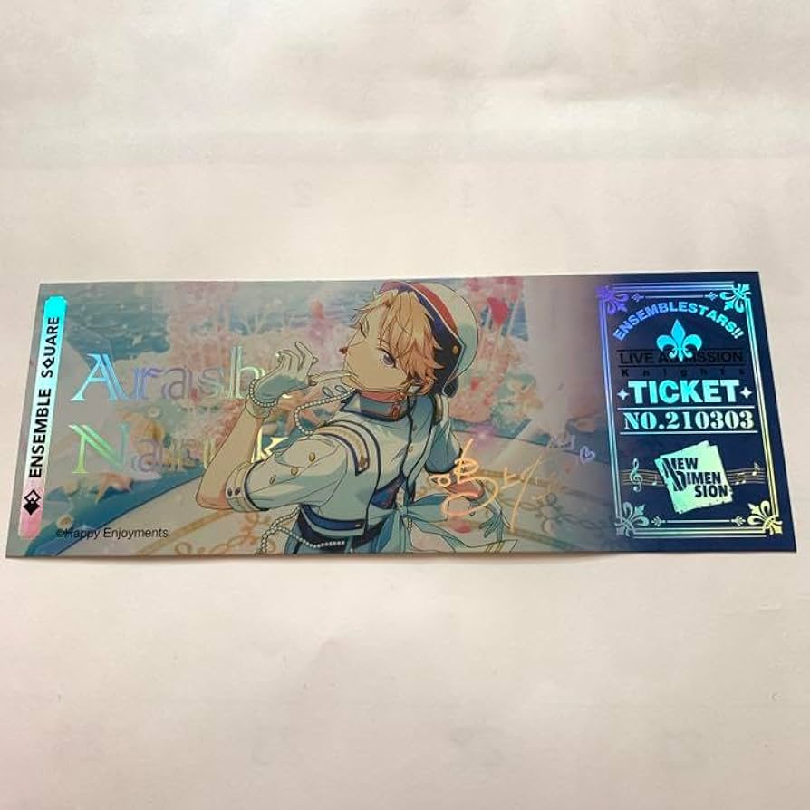 Amazon.co.jp: あんスタ 鳴上嵐 ホログラム Live記念 チケット 第2弾