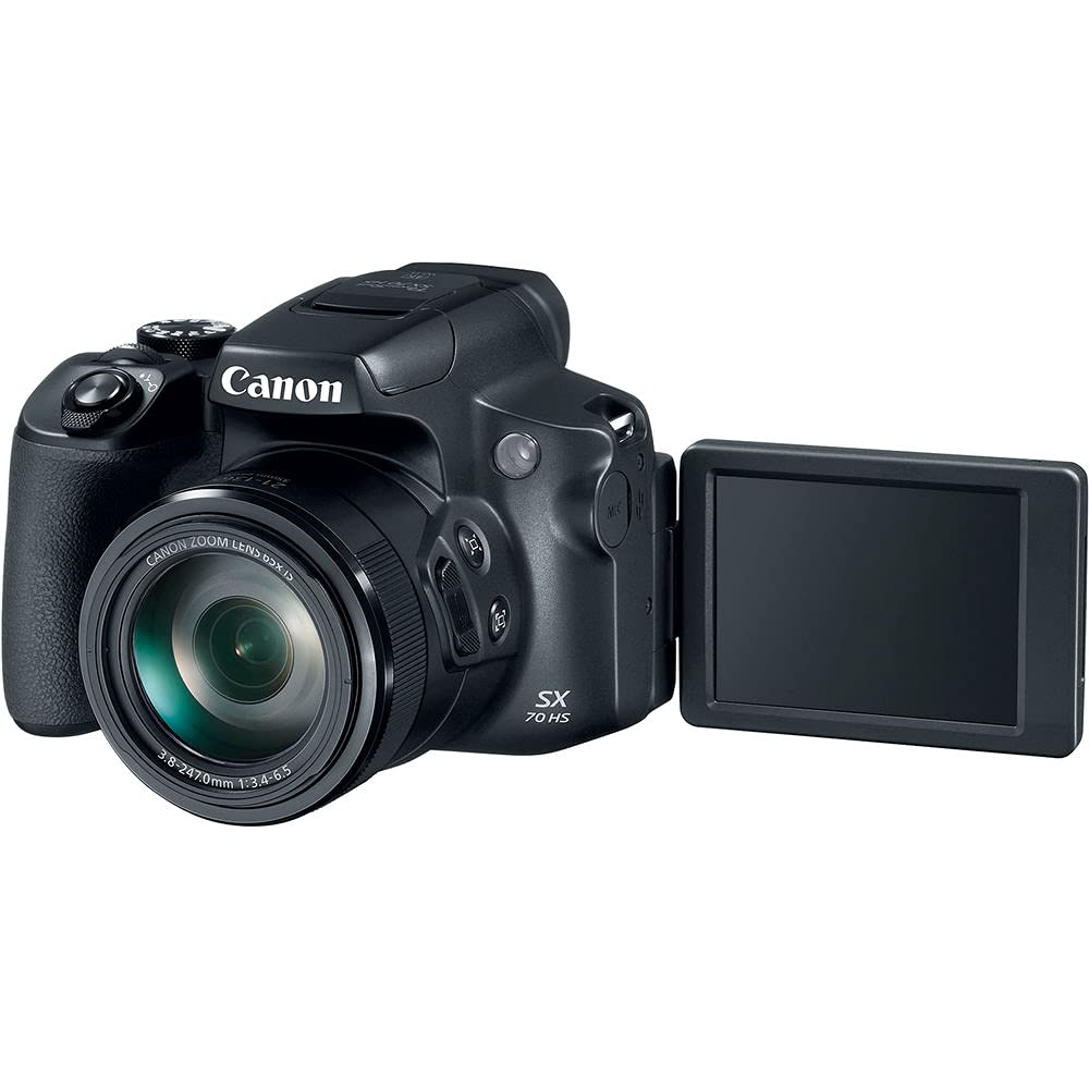 Amazon.com : Canon PowerShot SX70 HS Digital Camera (3071C001) +