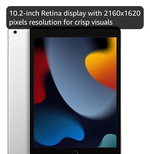 Amazon.com : Apple 2021 iPad 10.2-inch, Wi-Fi, 64GB, Silver