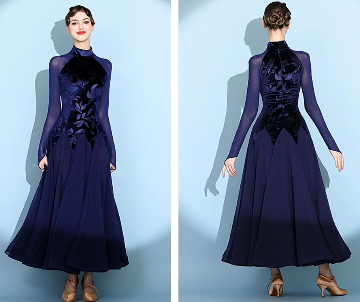 Amazon.co.jp: [RIKOUZY] 社交ダンス ドレス 高級 社交ダンス衣装