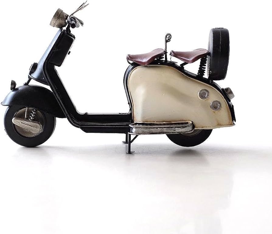 Amazon.co.jp: スクーター バイク 置物 オブジェ ブリキのおもちゃ