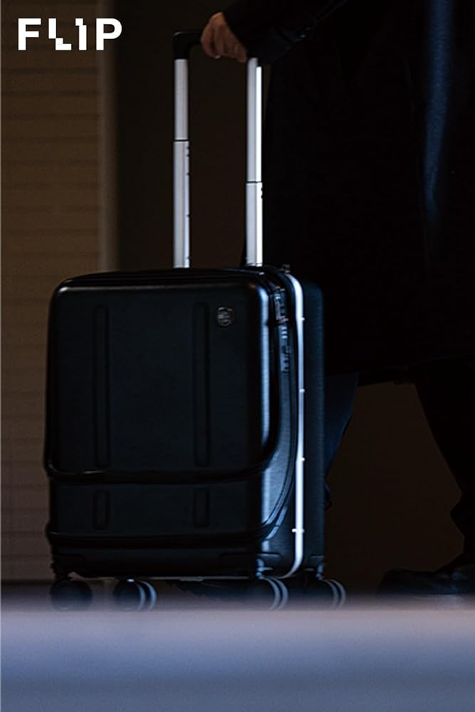 FLIP The Suitcase That Turns Into a Shelf 47L Carry-On Lightweight