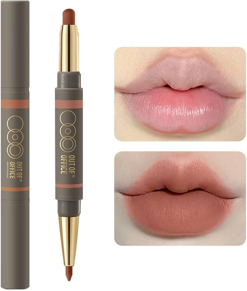 Amazon | OUT OF OFFICE リップライナー 2in1 口紅 双頭リップ リップ