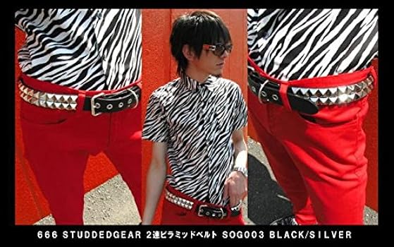 Amazon | [666] Studded Gear スタッデッドギア 2連ピラミッドスタッズ