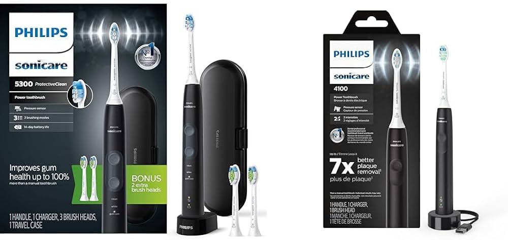 Amazon.com: Philips Sonicare ProtectiveClean 5300 & 4100
