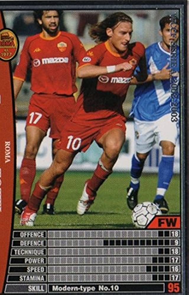 Amazon.co.jp: WCCF/02-03/ローマ/黒/256/フランチェスコ・トッティ