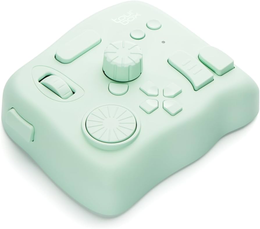 Amazon.co.jp: TourBox Elite 左手デバイスクリスタ 絵描きイラスト液