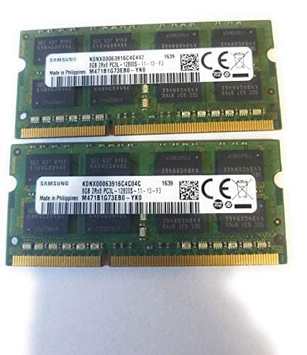Amazon | Samsung 16GB (2 x 8GB) 204ピン SODIMM、DDR3 PC3L-12800