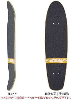 Amazon | クルックド KROOKED スケボー デッキ ZIP ZINGER STAIN