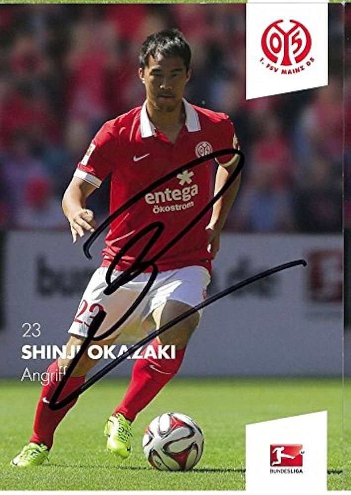 Amazon.co.jp: B851 クラブ発行直筆サイン 日本代表 岡崎慎司 FSV