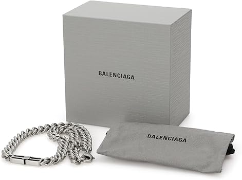 Amazon | [バレンシアガ] ネックレス メンズ アクセサリー BB ICON