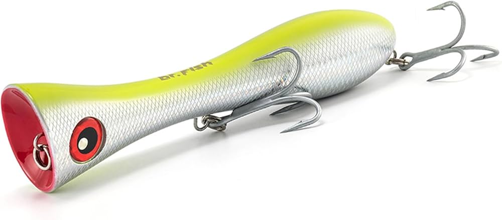 Amazon.co.jp: Dr.Fish ポッパー 海水釣り ルアー 8インチ GT ポッパー