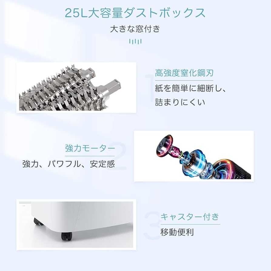 Amazon.co.jp: iOCHOW オートフィードシュレッダー しゅれったー電動