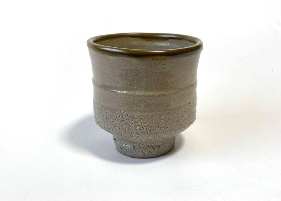 Amazon | 人間国宝 陶芸家 濱田庄司 浜田庄司 湯呑 ゆのみ 胴紐 皮鯨