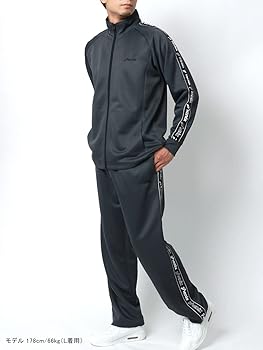 Amazon | [PHENIX] ジャージ メンズ 上下セット ブランド ロゴ テープ