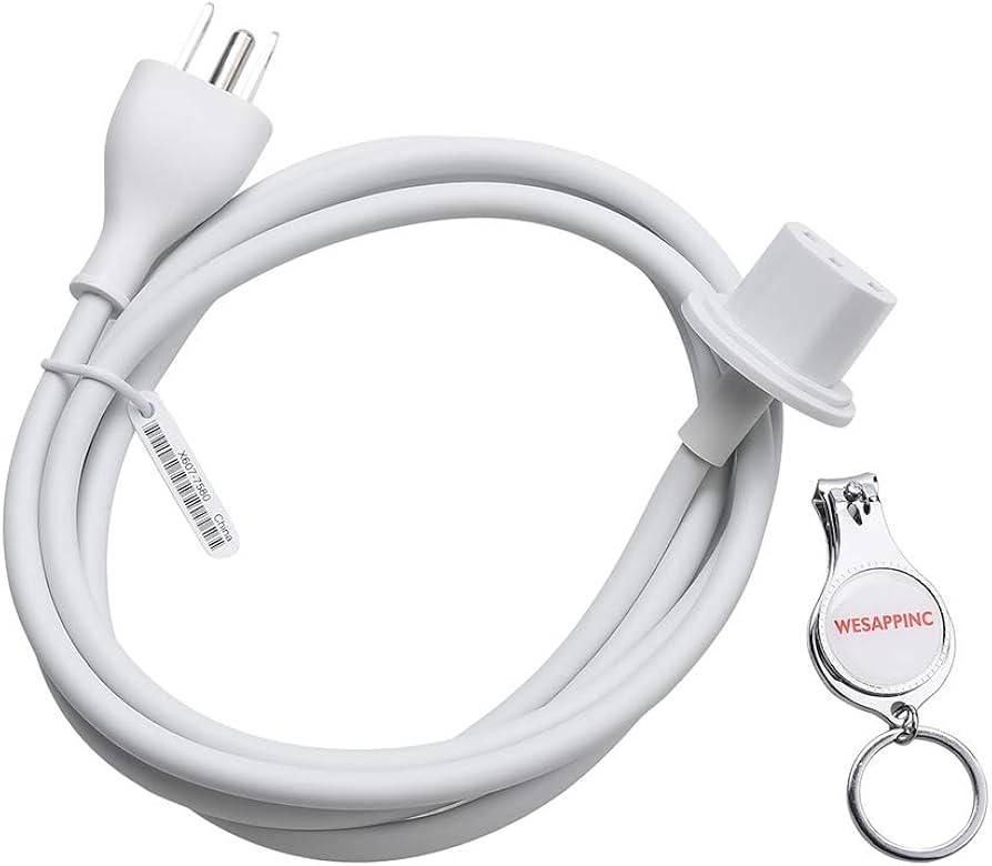 Amazon.co.jp: 交換用USプラグ拡張子ケーブルfor Apple iMac g5 20