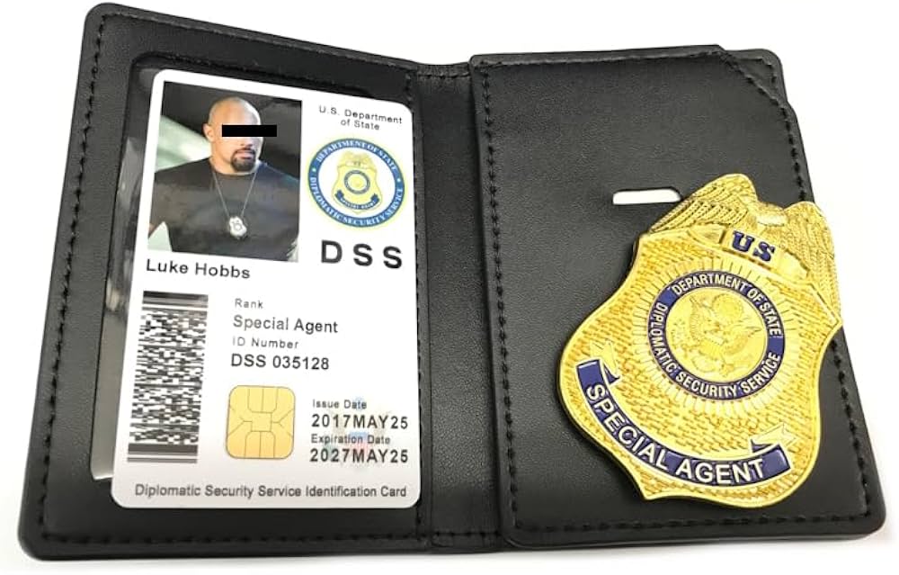 Amazon | ポリスバッジ DSS アメリカ外交保安局 ID（身分証明書
