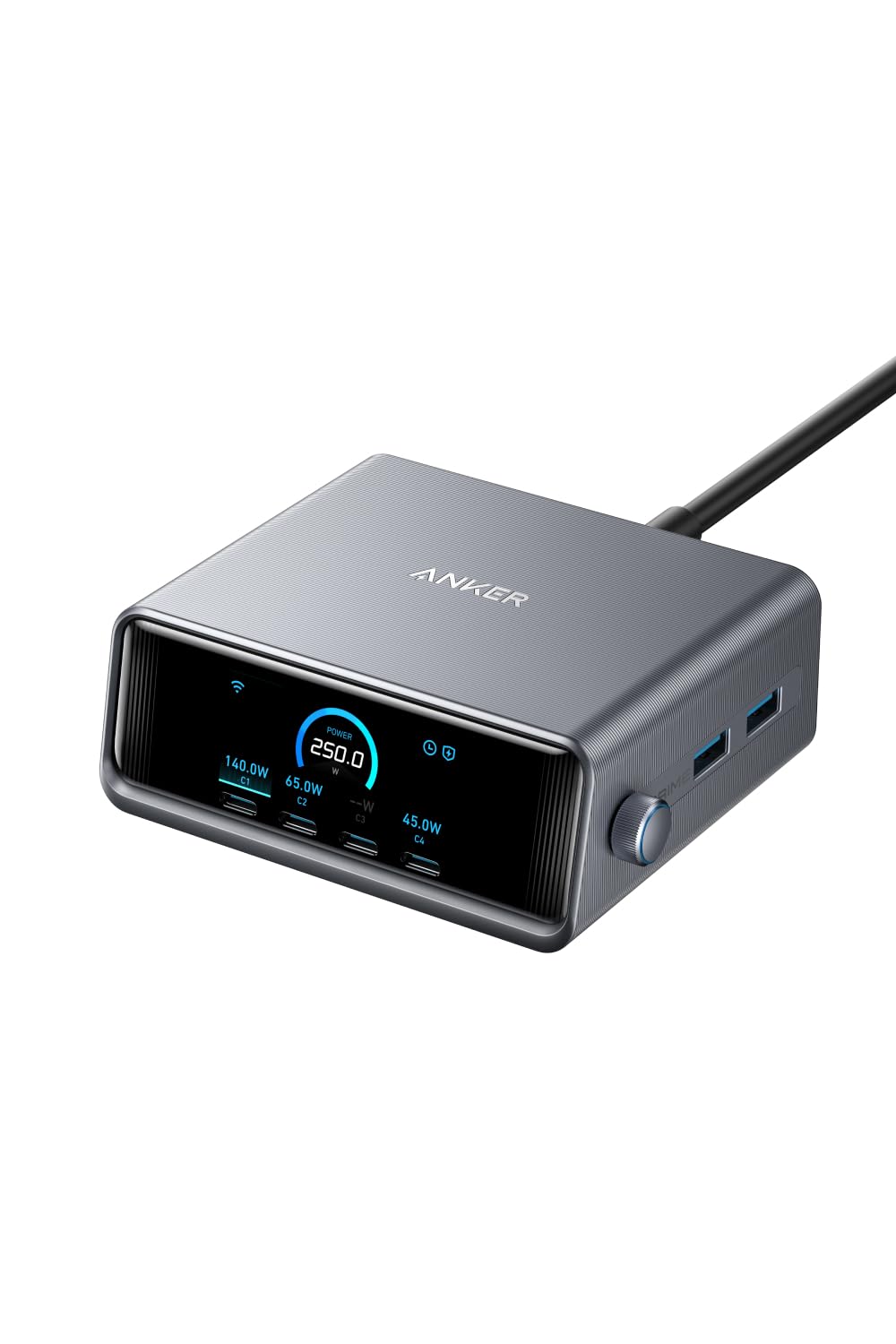 Amazon.co.jp: Anker Prime Charger, 250 W, 6 Ports, GaN, USB-A