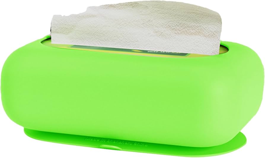 Amazon｜吸盤ティッシュボックス、シリコンミラーティッシュ