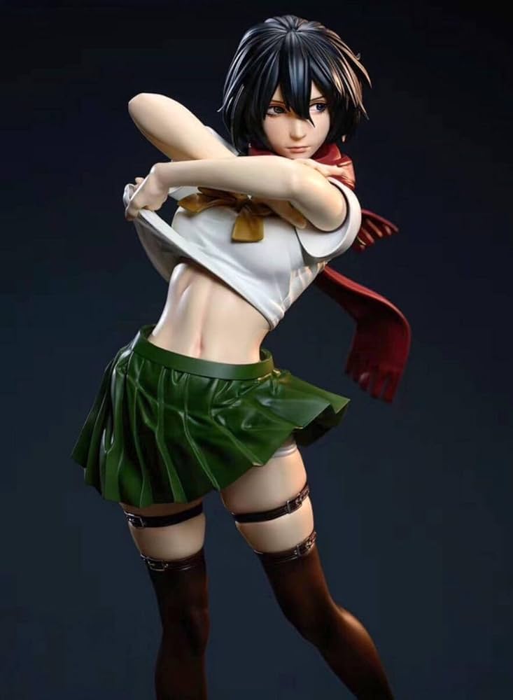 24cm 進撃の巨人 ミカサ・アッカーマン フィギュア ガレージキット