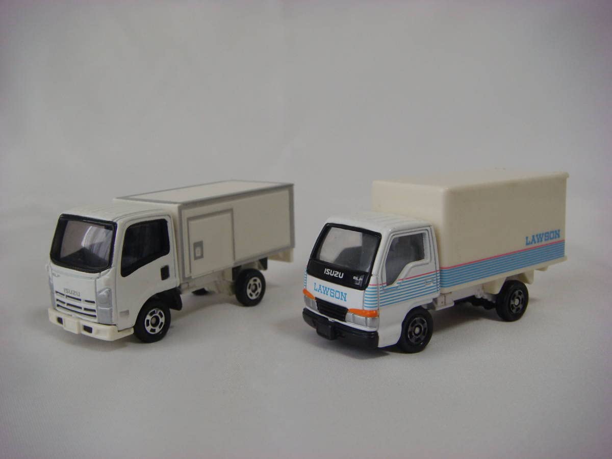 Amazon | トミカ ☆ いすゞ エルフ ローソン 配送車 ＆ No.6 エルフ