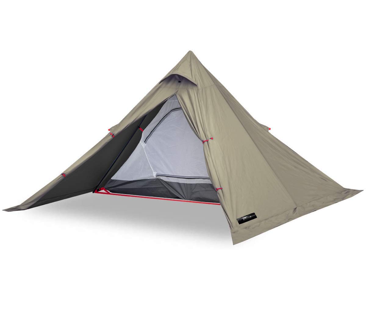 Amazon | FIELDOOR アウトレット フォークテント 280 【T/C カーキ