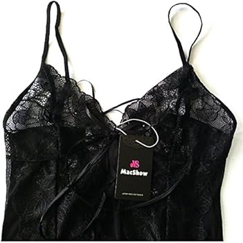 Amazon.co.jp: Macshowスリップ ロング レディース Tバック レース刺繍