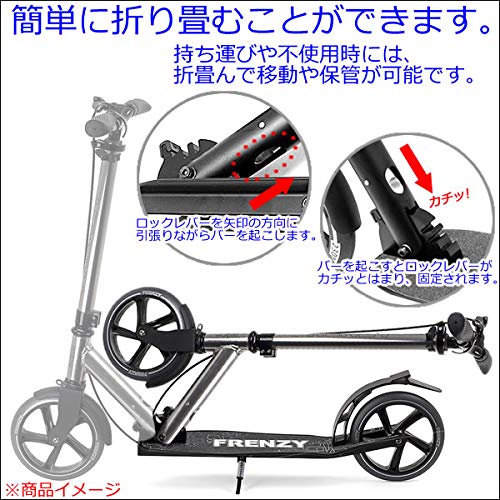 Amazon.co.jp: FRENZY(フレンジー) キックボード FR205DB Titanium