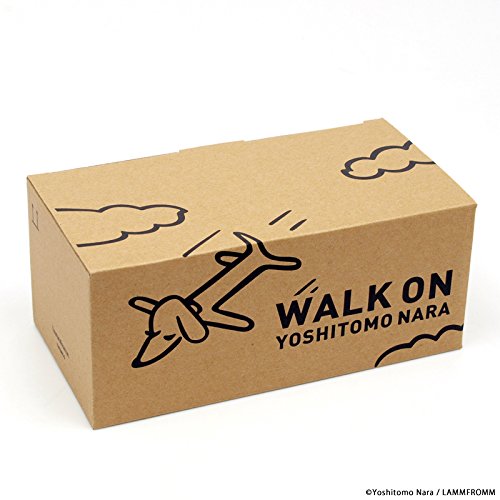 Amazon.co.jp: 奈良美智 パタパタクロック [WALK ON(ベージュ