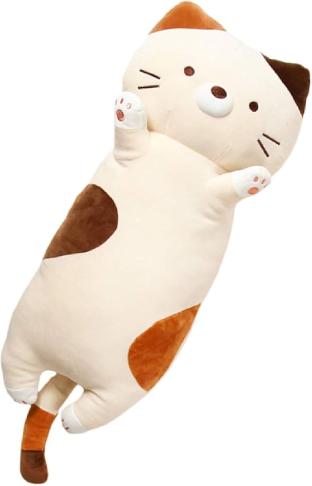 Amazon｜[Stylish Soda] 抱き枕 ぬいぐるみ ねこ 本体 だきまくら 猫