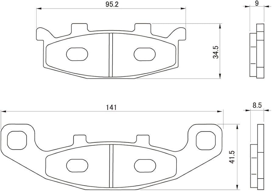 Amazon | デイトナ(Daytona) バイク ブレーキパッド 赤パッド