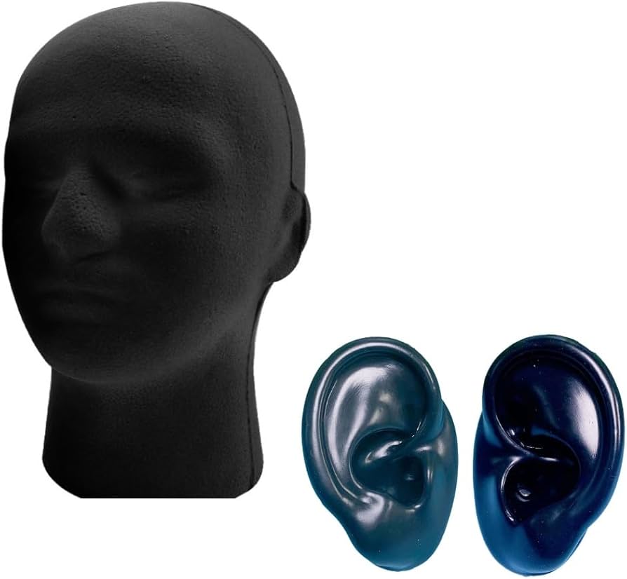 Amazon.co.jp: PLEAVIT バイノーラルマイク 耳型 ダミーヘッド