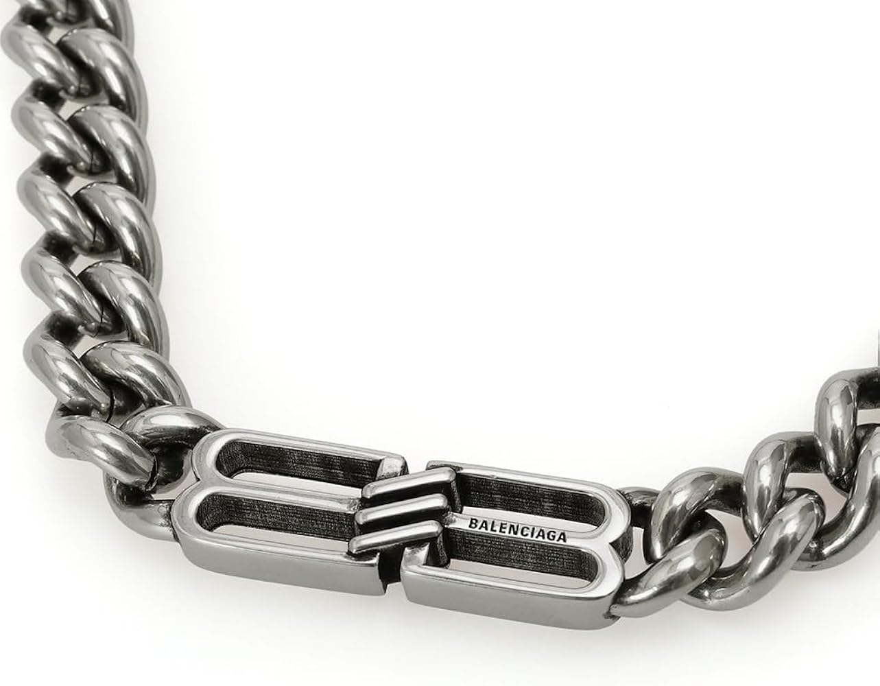 Amazon | [バレンシアガ] ネックレス メンズ アクセサリー BB ICON