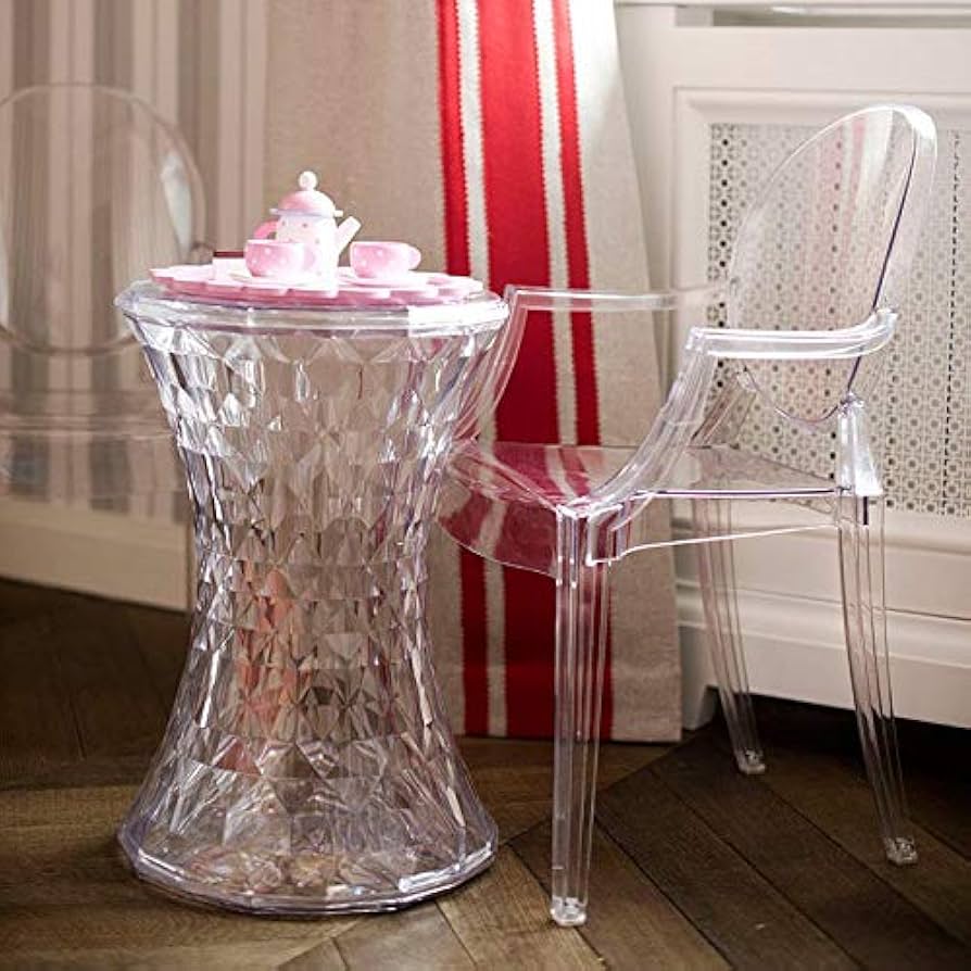Amazon.com: Kartell Stone Stool by Marcel Wanders, Transparent
