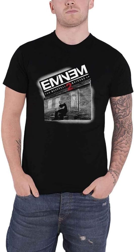 Amazon.co.jp: [Eminem] T Shirt Marshall Mathers Logo Slim Shady