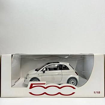 Amazon | FIAT ディーラー特注 MONDO MOTORS 1/18 Nuova FIAT500 White