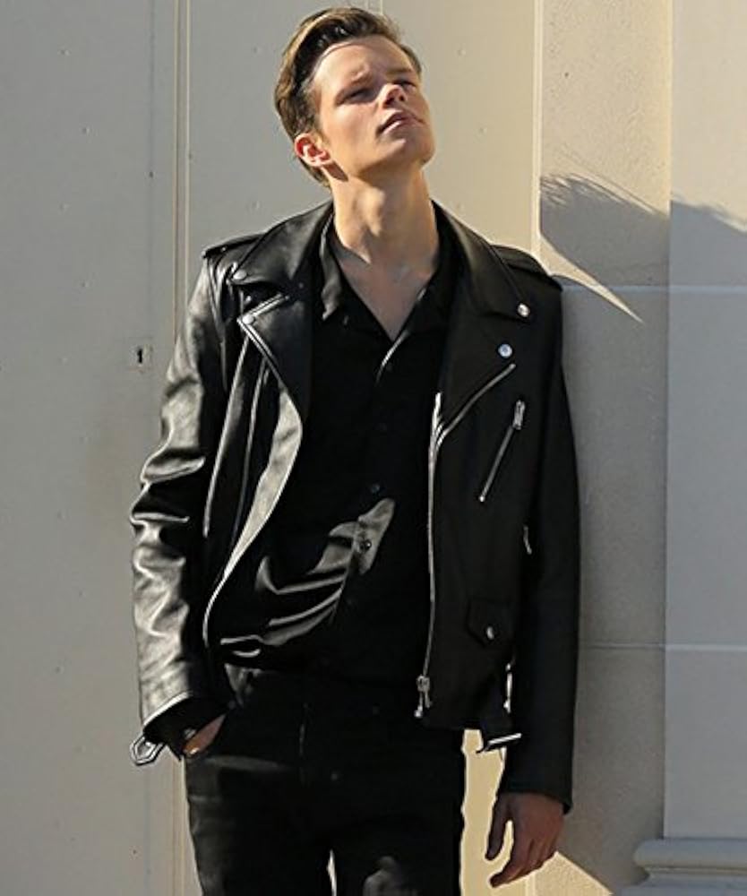 Amazon.co.jp: [リチウムオム] LAMB LEATHER W-RIDERS ラムレザー