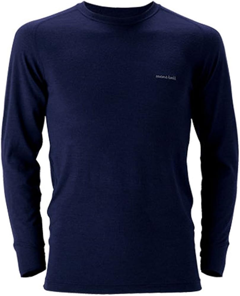 Amazon | [モンベル] スーパーメリノウールM.W.ラウンドネックシャツ