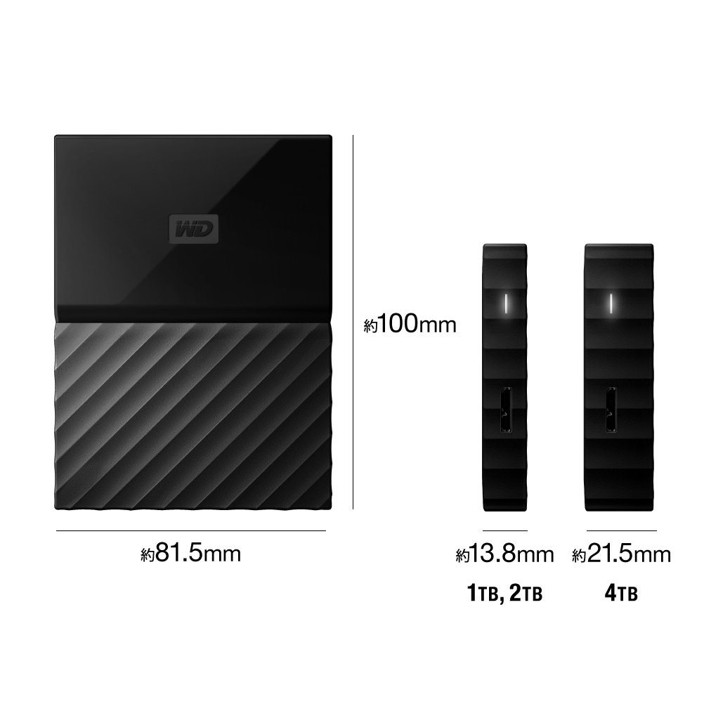 Amazon.co.jp: Western Digital My Passport Mac 2TB 3.0 (3.1 Gen 1