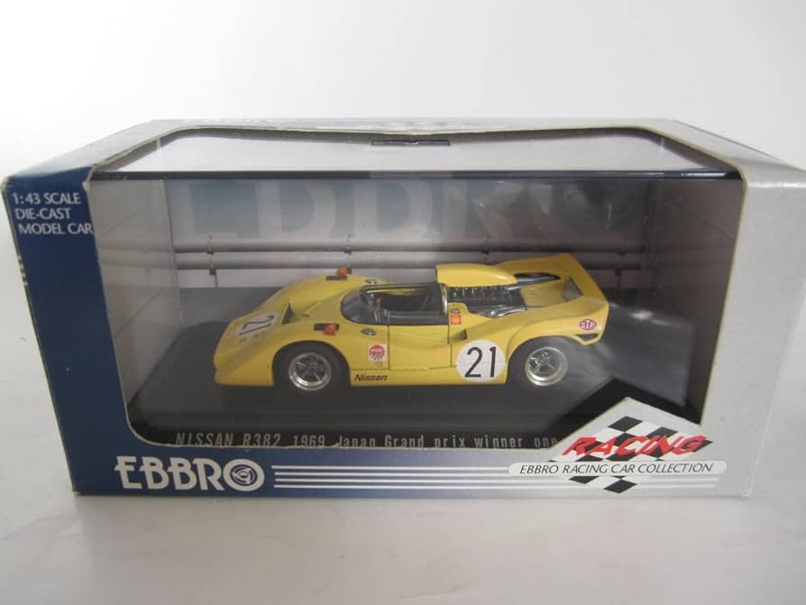Amazon | エブロ 43532 1/43 ニッサン R382 1969年日本GP優勝 №21 黒沢